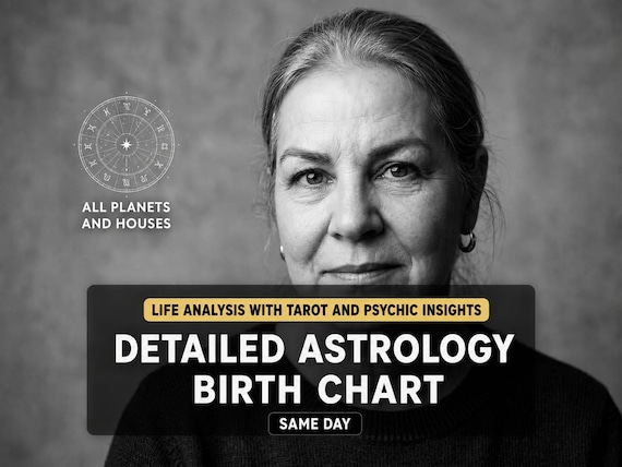 Natal Chart Reading | Astrology, Psychic & Tarot Insights (Same Day)