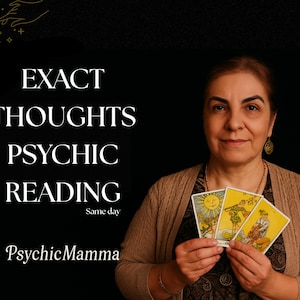 Exact Thoughts and Feelings, Same Day Psychic, Prediction Reading, Love Reading Tarot, Clairvoyant Reading, Divination, Psychic Reading