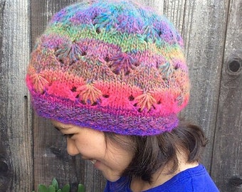 PDF Knitting Pattern ONLY - Falling Leaves Hat