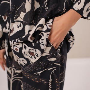 Black Boho Print Co-ord Set for Women | Indie Style Shirt & Pants Set ...