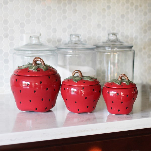 Strawberry Jar Planter Etsy