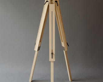 Trípode de madera para fotomatón – Soporte para fotomatón con impresora – Stand profesional para eventos