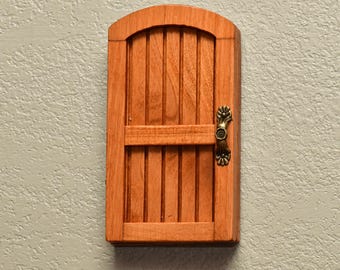 Alder Outlet #O32 Receptacle plate, wall plug, whimsy, Housewarming, troll or fairy door, decorative door, hidden outlet cover, outlet cover
