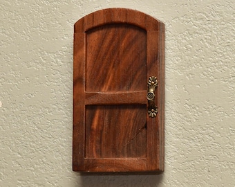 Rocker outlet #R172 Walnut outlet cover, GFCI, or Paddle Style Switch, hidden outlet cover, Receptacle, wall plug, whimsy, Housewarming