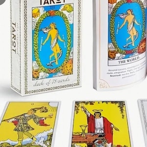 Handmade Tarot Card Deck – Mystical Oracle Cards for Guidance and Divination”