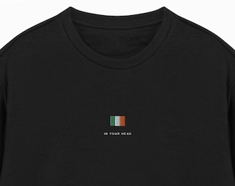 Irish Flag Sweatshirt - ""In Your Head""Rugby Fan Geschenk."