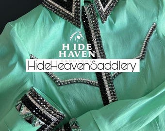 Western Showshirt Zadeldeken voor paardenshows en evenementen. Zadeldeken rijjas