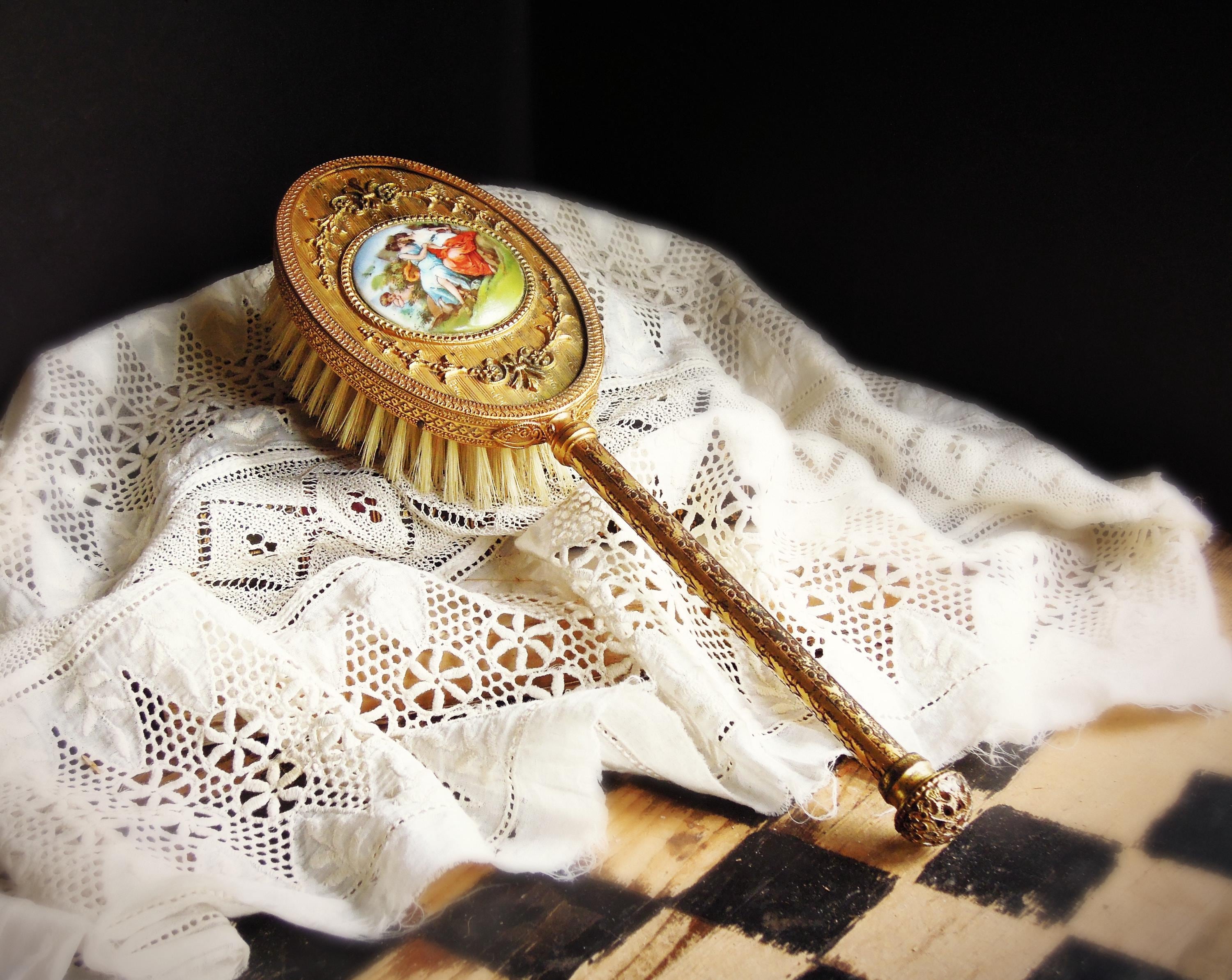Antique French Victorian Hair Brush - Etsy