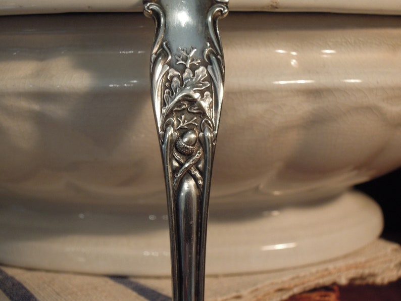 Stainless Steel Punch or Soup Ladle with Rhinestones and Faceted Glass Beads Stainless Steel Punch or Soup Ladle with Rhinestones and Faceted Glass Beads