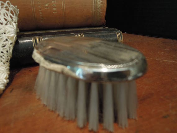 Vintage Sterling Silver Webster Baby Brush / Hair… - image 5