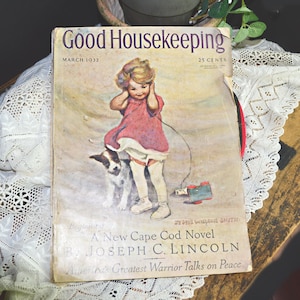 Vintage 1932 Good Housekeeping Magazine Woman&#39;s Magazine March 1932