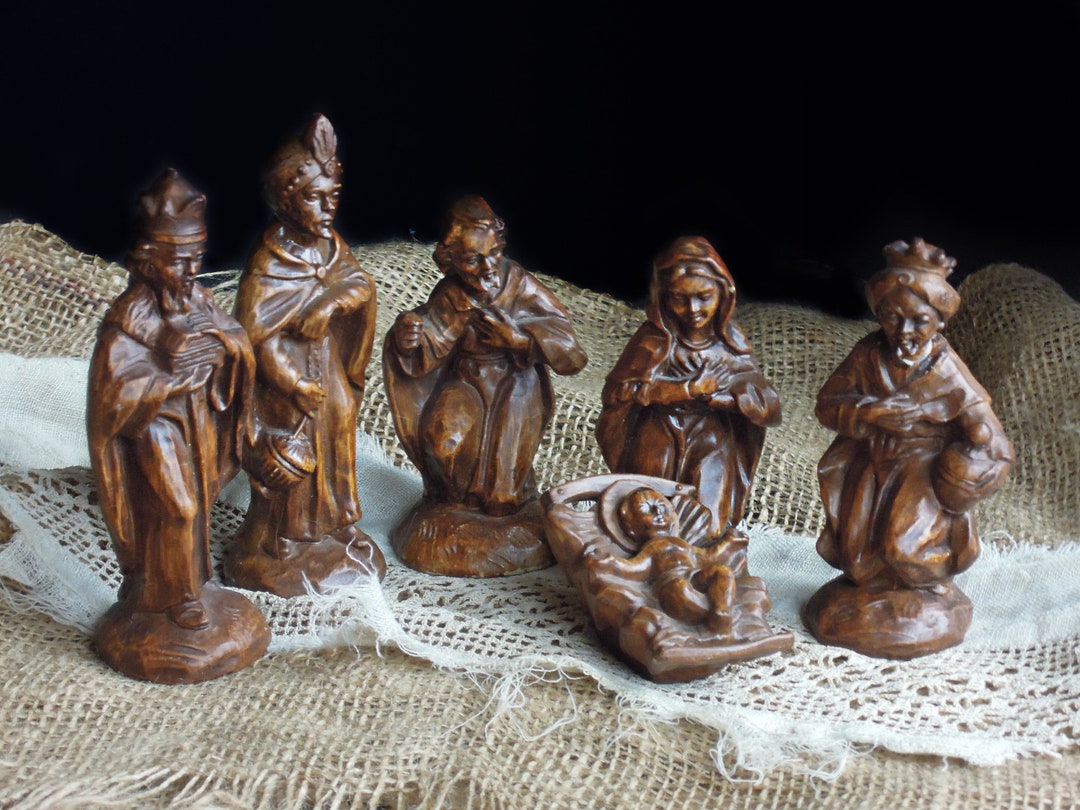 Vintage Italian Nativity Figurines / Hand Crafted in Italy / Etsy
