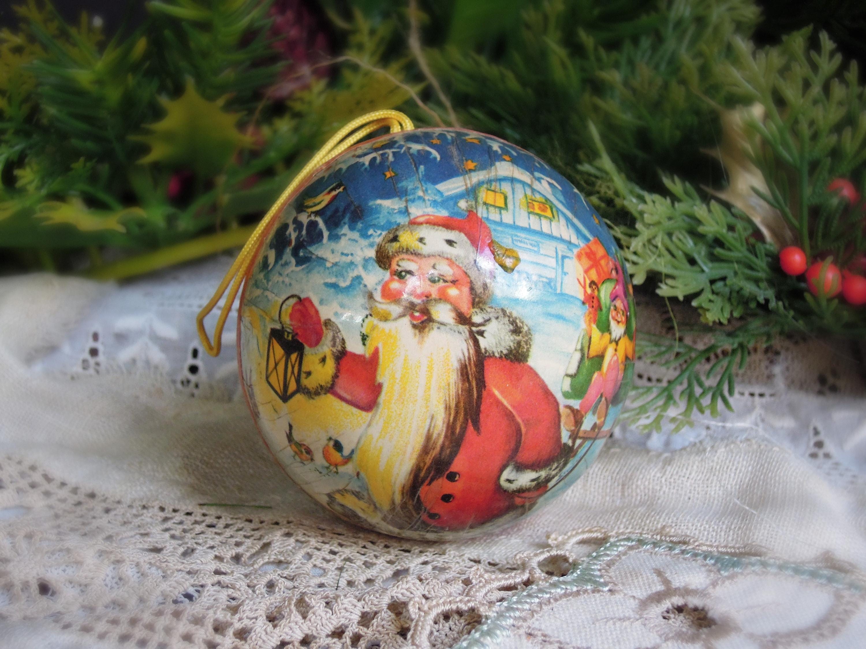 German Santa Candy Container - Etsy display picture 1