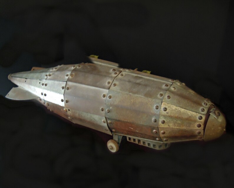 Vintage / Antique Metalcraft Construction Zeppelin / Graf Etsy