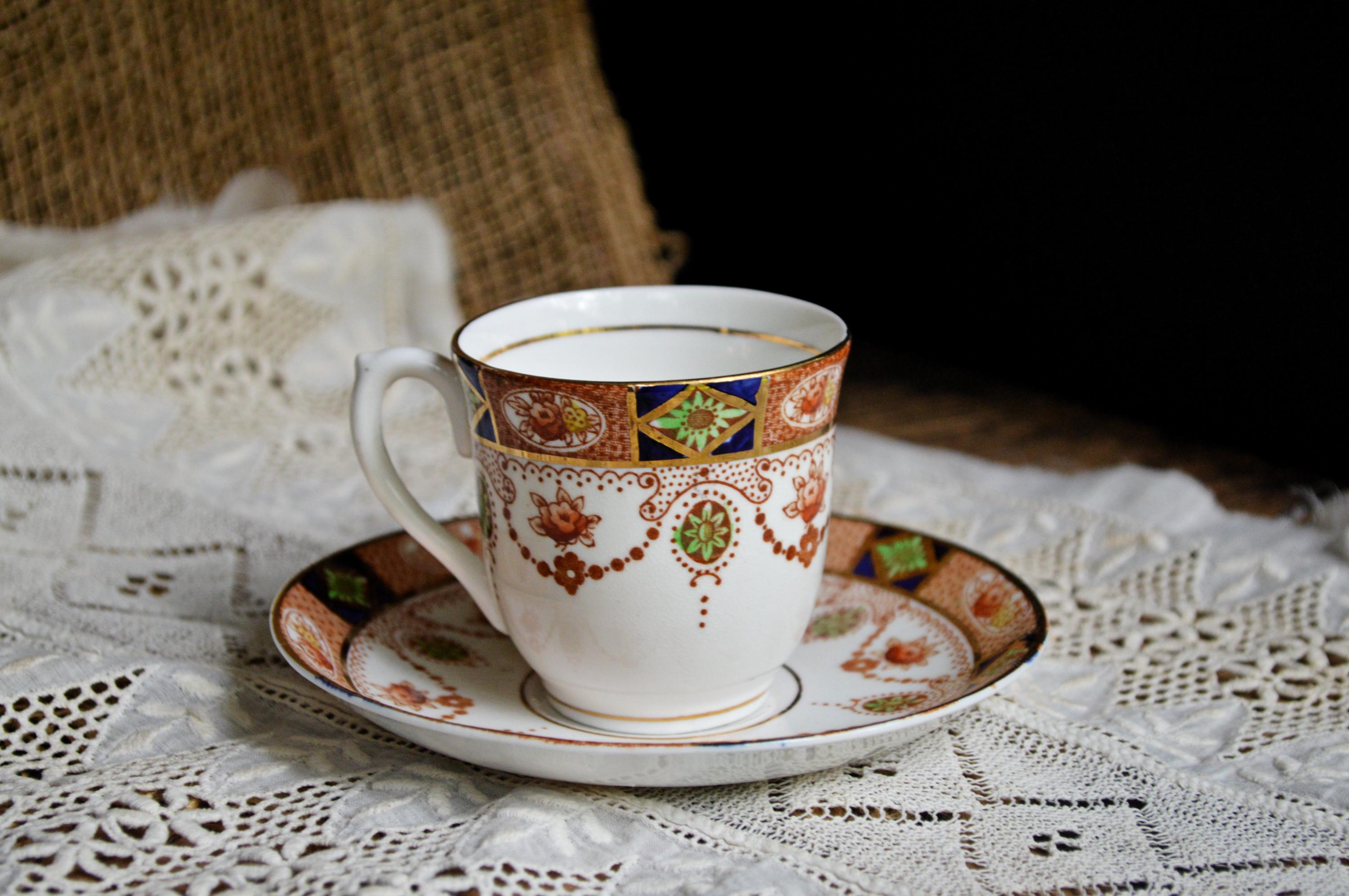 Antique Demitasse Cup and Saucer - Etsy