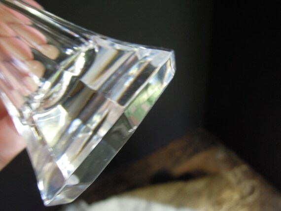 Vintage Antique Czech Lead Crystal Scent Bottle C… - image 6