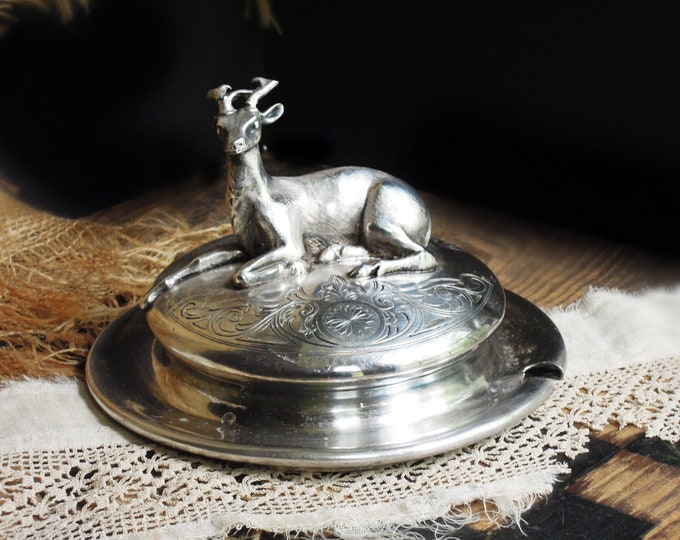 Antique Silver Plate Dome Cover Lid / Hunt Serving Decor/ Etsy
