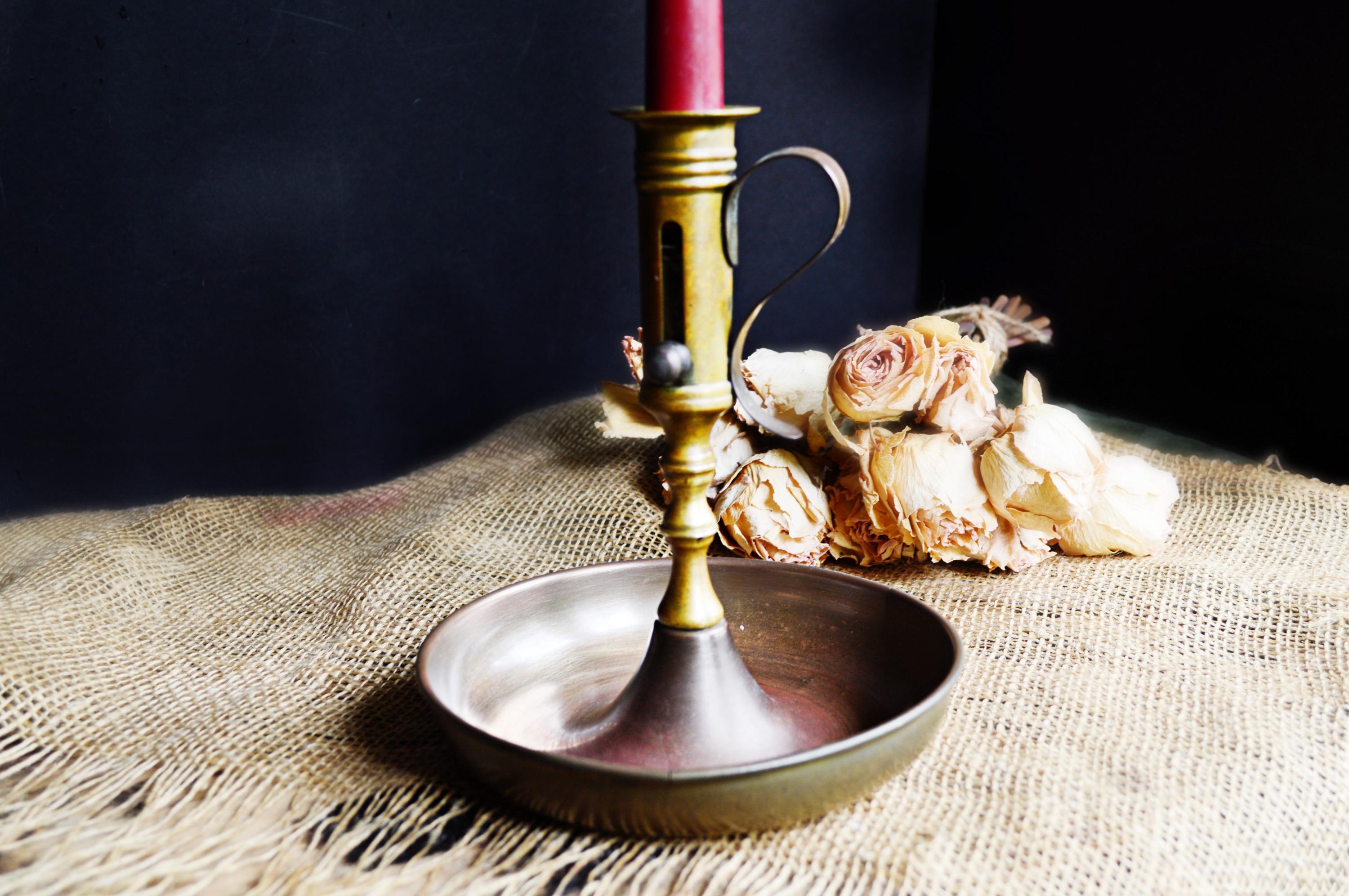 Antique Chamberstick - Etsy