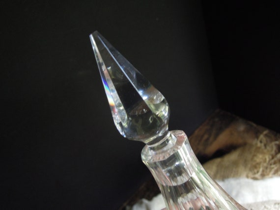 Vintage Antique Czech Lead Crystal Scent Bottle C… - image 9