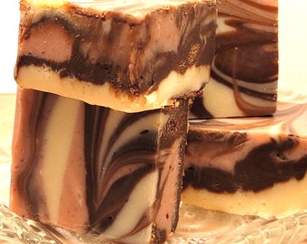 Raspberry Chocolate Dream Fudge, Old-fashioned Cream & Butter Fudge Made by Hand