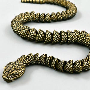 Sculpture serpent en cuivre massif faite main | Figurine de reptile artisanale | Artisanat en cuivre véritable | Décoration de bureau unique | Cadeau d'art serpent rustique