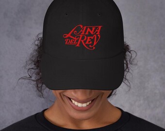 Lana Del Rey Embroidered Logo Merch Dad Hat - Etsy display picture 1
