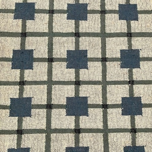 Handwoven Wool Jute Kilim Runner Rug: Boho Hallway Decor, Custom Size