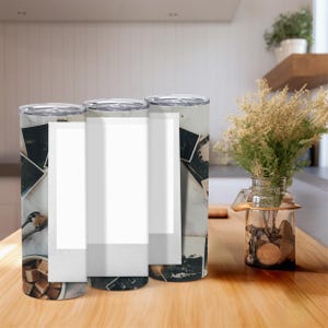 Personalized Photo Collage Tumbler: 20oz Stainless Steel Drinkware
