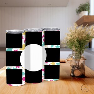 Personalized Photo Collage Tumbler: 20oz Stainless Steel Drinkware