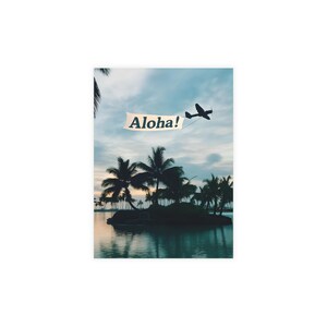 Paquet tropical de cartes postales - Aloha ! Cartes avec enveloppes pour les vacances, les voeux, les souvenirs de voyage et les célébrations estivales