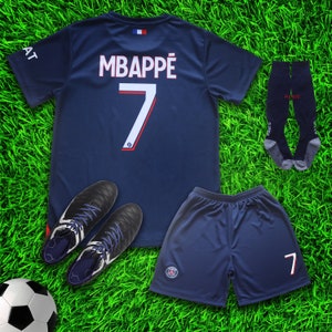 MAILLOT de foot FRANCE 2 étoiles MBAPPE short enfant