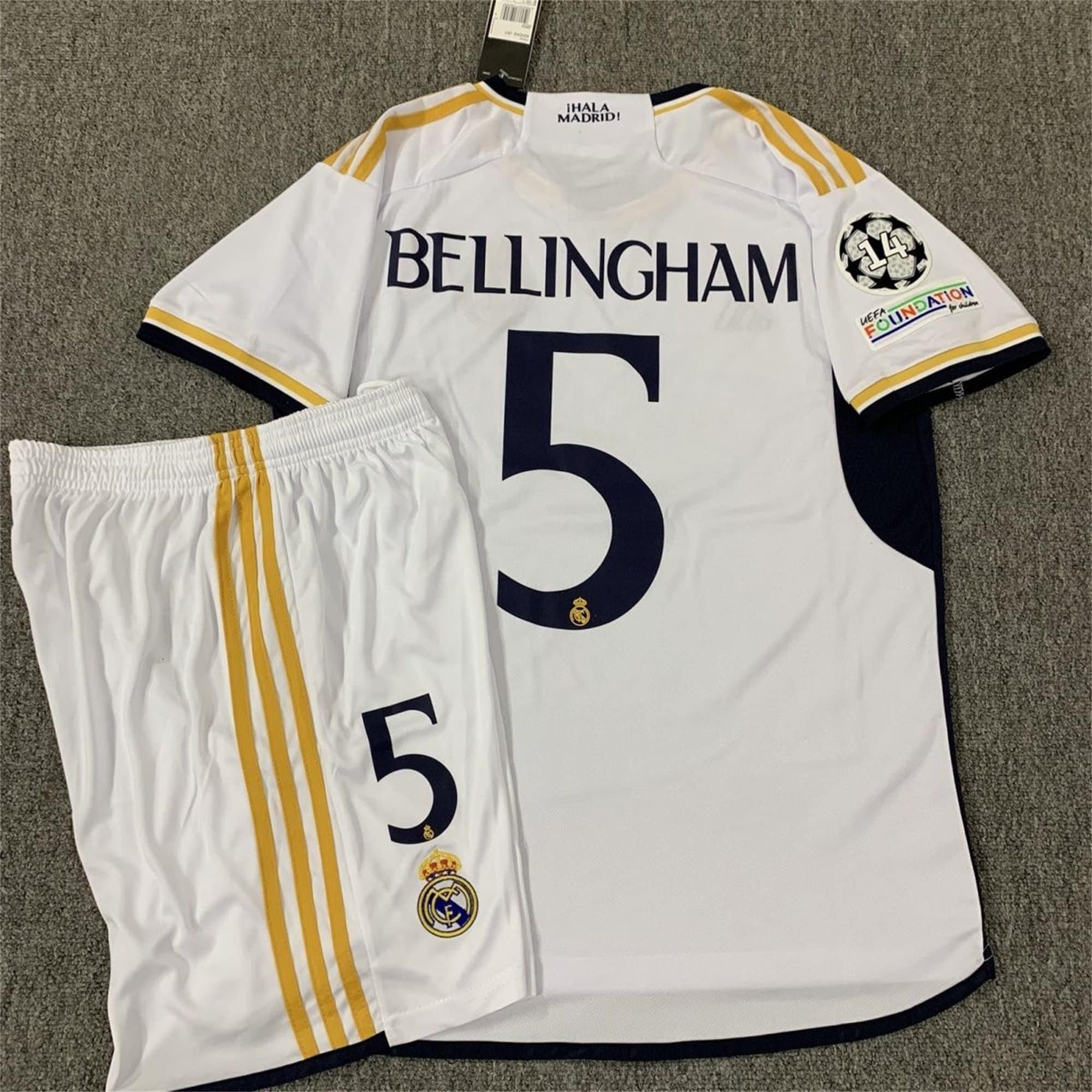 Size XL - NEW Mens Real Madrid Champions League Bellingham Player Version  Jersey