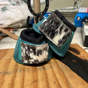 Cowhide bell boots