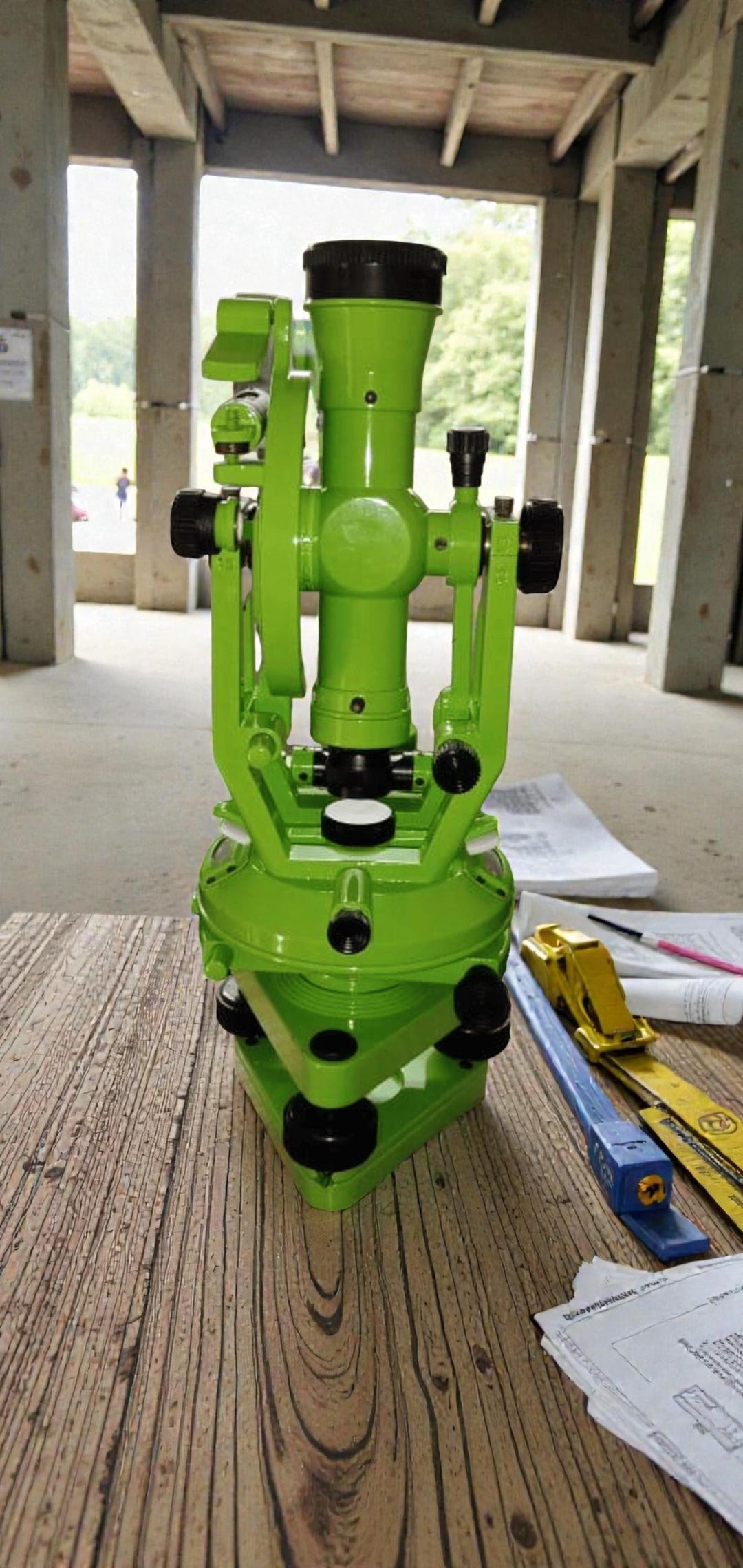 Transit Surveyors Alidade Vintage 20 Seconds Brass Verniortheodolite 15 ...