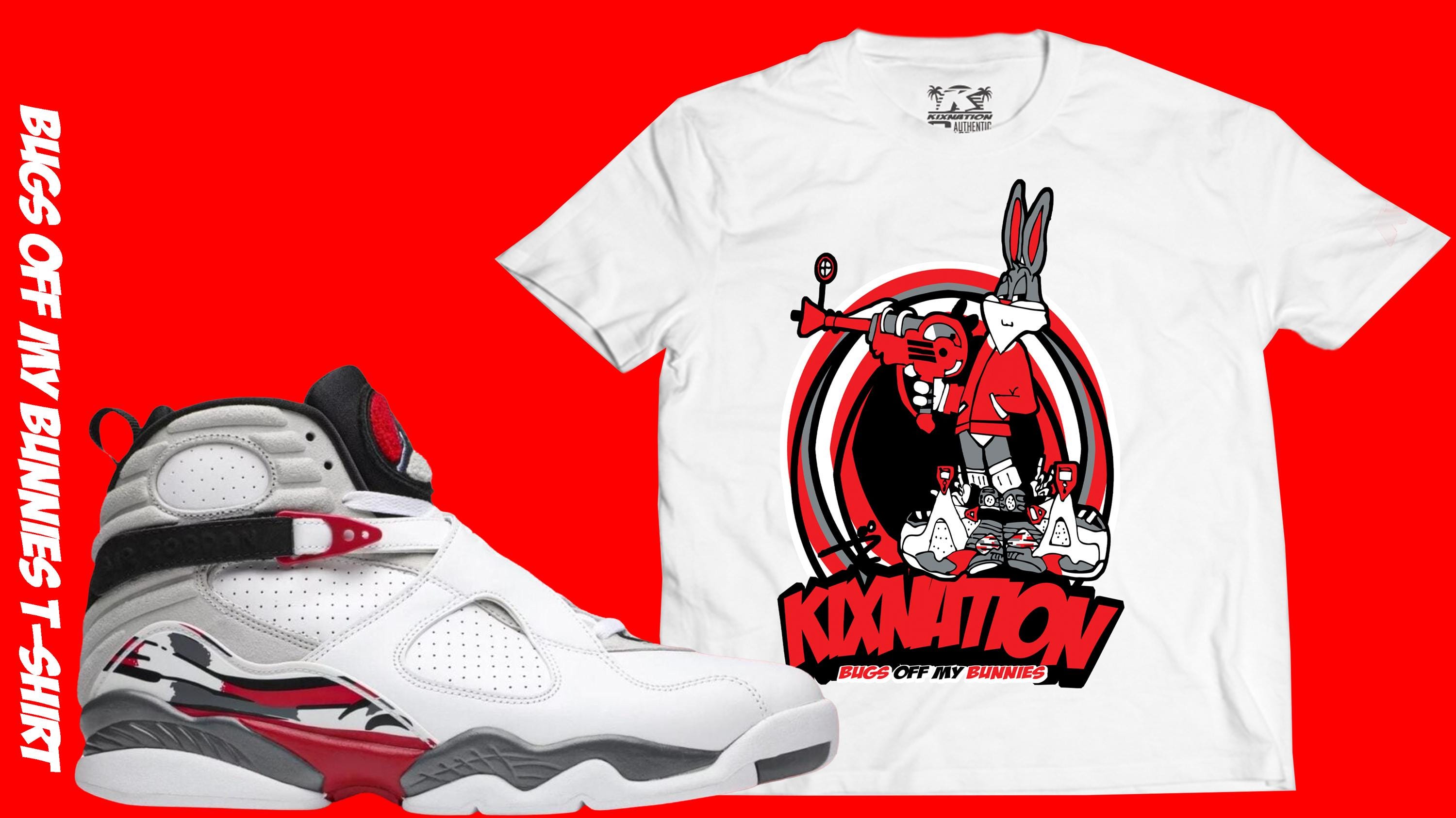 Bugs off My Bunnies Custom Air Jordan Retro VIII 