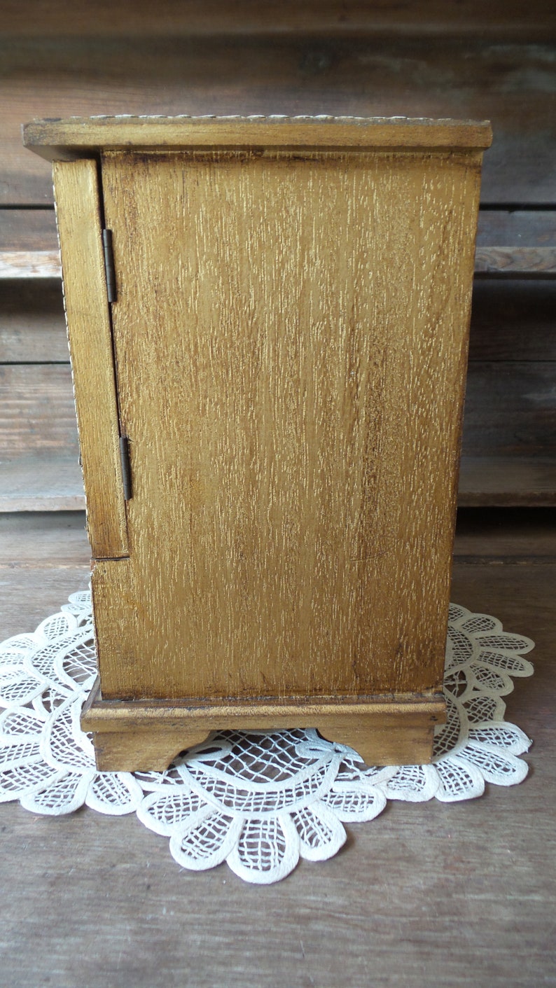 Gold Florentine Jewelry Chest Vintage FLORENTINE Musical JEWELRY BOX With 4 Drawers Italy Gesso Florentine Jewelry Box,Musical Jewelry Box