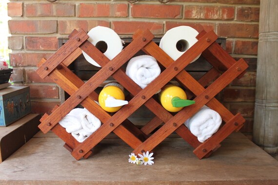 Teak wine rack sale