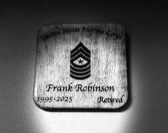 Custom Coasters- 4x4 Wood, with cork backing, made with or without expoxy