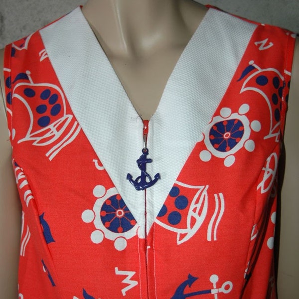 Vintage Dress Nautical