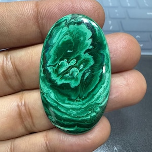 Malachite Good Quality 100 % Natural Malachite  Handmade For Jewelry Making Stone Handmade Gemstone Cabochon Malachite Drilling Free.