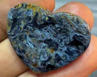 Heart Shape Rare Pietersite  Gemstone: Multi Fire Pietersite Cabs For Jewelry Making
