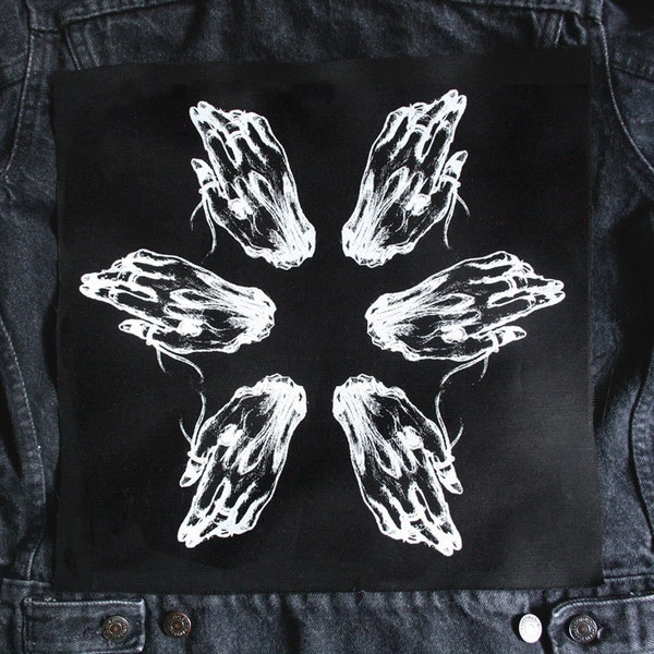 Todes Hand Circle Back Patch