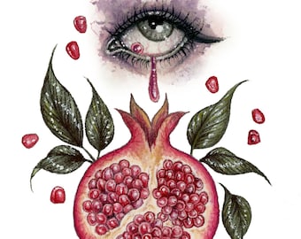 Persephone 5x7” Fine Art Giclée print