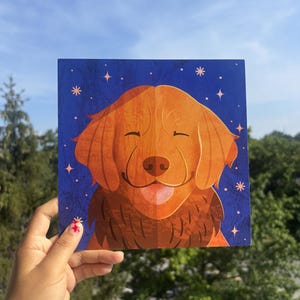 Golden Retriever Dog Art Print