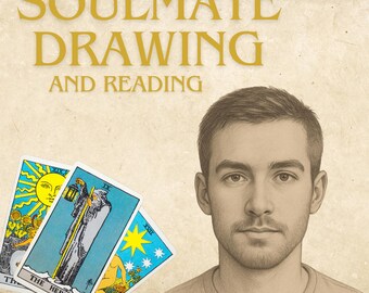 Retrato psíquico del alma gemela y lectura del tarot del amor: futura pareja (entrega en PDF)