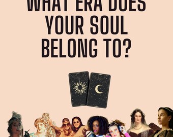 ¿A qué época pertenece tu alma? / Lectura intuitiva de tarot inspirada en vidas pasadas (PDF)