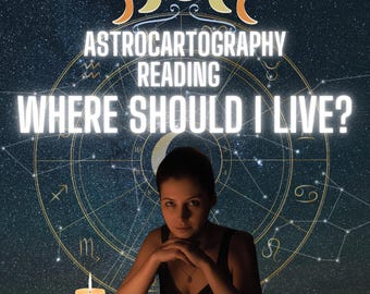 Lectura de astrocartografía: ¿Dónde debería vivir? Astrología basada en la ubicación (PDF)