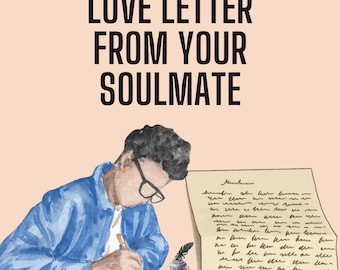 Carta de amor de tu alma gemela / Lectura psíquica personalizada / Mensaje canalizado en PDF