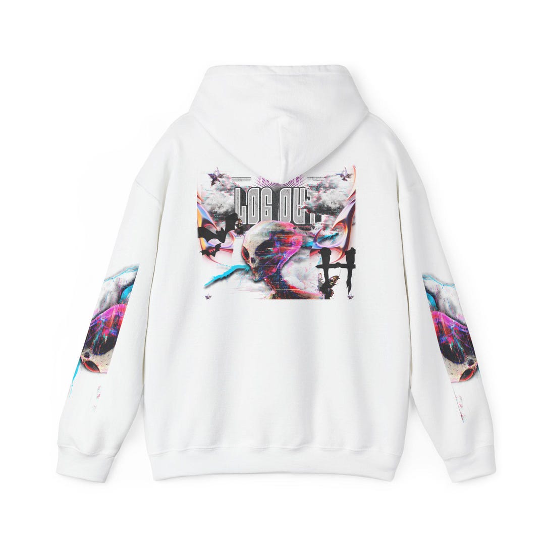 Alien Sci-fi Unisex Hoodie, Gamer Gift, Space Theme Sweatshirt, UFO ...