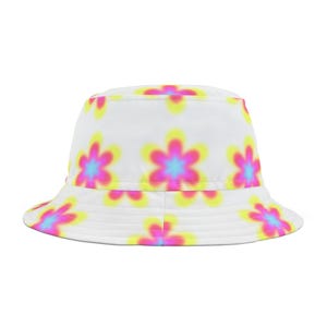 Chapéu Bucket Floral Vibrante - Acessório de Verão, Chapéu de Praia, Estilo Festivo, Presente para Ela, Moda Outdoor
